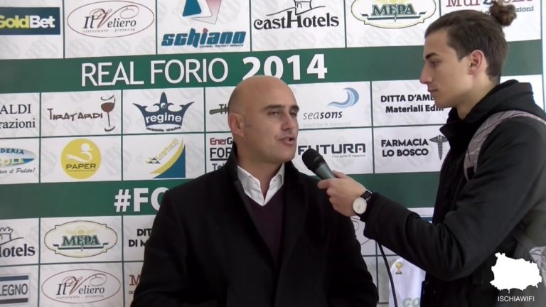 Intervista post-partita Real Forio 2014 vs Maddalonese. Vittoria per il Real Forio 1-0