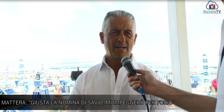 GIANNI MATTERA: “GIUSTA LA NOMINA DI SAVIO, MI IMPEGNERÒ PER FORIO”