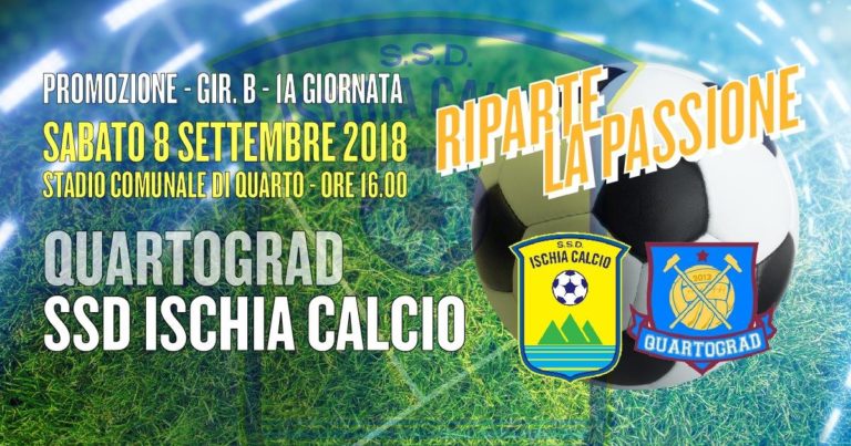 CALCIO. GUARDA LA REPLICA DI QUARTOGRAD – ISCHIA