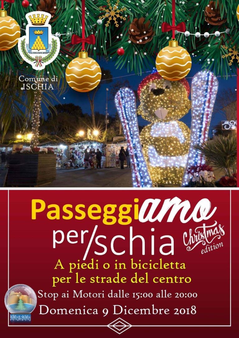 PasseggiAmo per Ischia Christmas edition, l’appuntamento domenica 9 dicembre