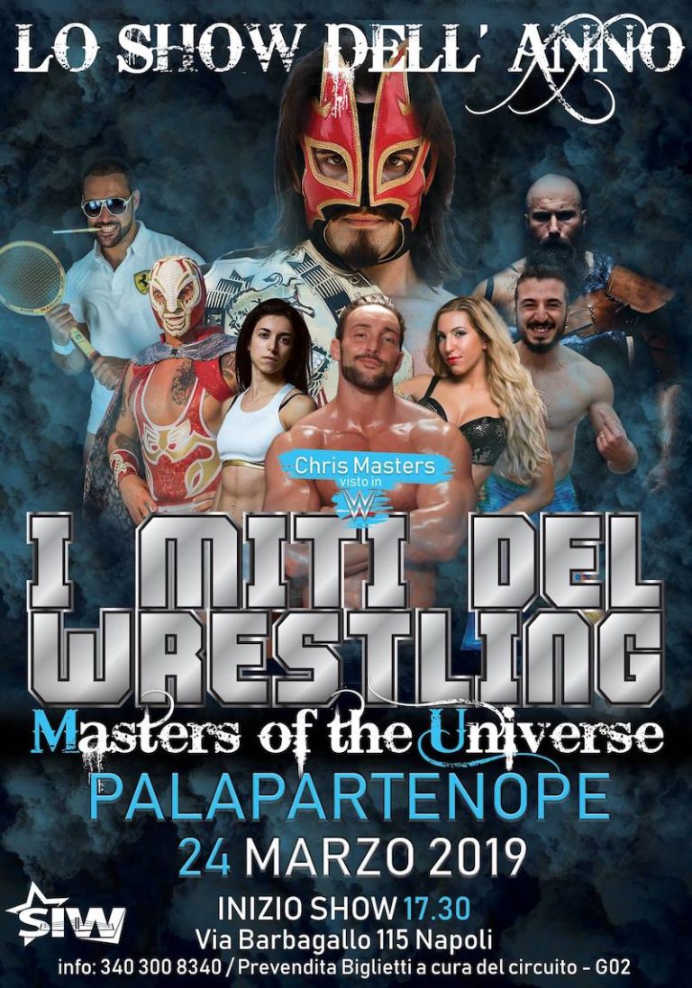 IL GRANDE WRESTLING TORNA AL PALA PARTENOPE DI NAPOLI