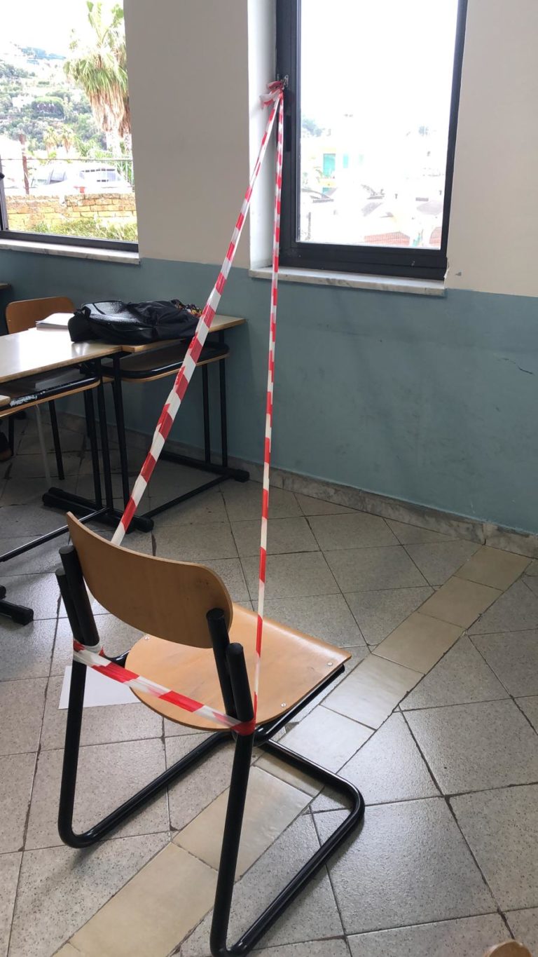 GENITORI DEL LICEO SCIENTIFICO DI LACCO AMENO MOBILITATI PER LA MESSA IN SICUREZZA DELLO STABILE INAGIBILE