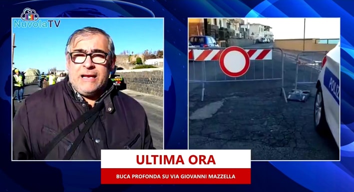 VORAGINE IN VIA GIOVANNI MAZZELLA, ECCO LA DIRETTA LIVE TENUTA DA NUVOLA TV