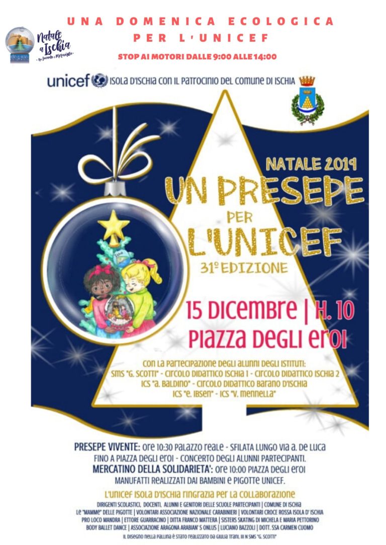 GIORNATA ECOLOGIA E PRESEPE DELL’UNICEF, ECCO IL PIANO TRAFFICO ADOTTATO PER DOMENICA PROSSIMA NEL COMUNE DI ISCHIA