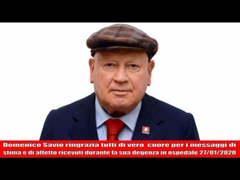DOMENICO SAVIO RINGRAZIA TUTTI PER I MESSAGGI DI STIMA E DI AFFETTO RICEVUTI DURANTE LA DEGENZA IN OSPEDALE: “RINGRAZIO TUTTI COLORO CHE MI HANNO ESPRESSO VICINANZA, AFFETTO E STIMA”
