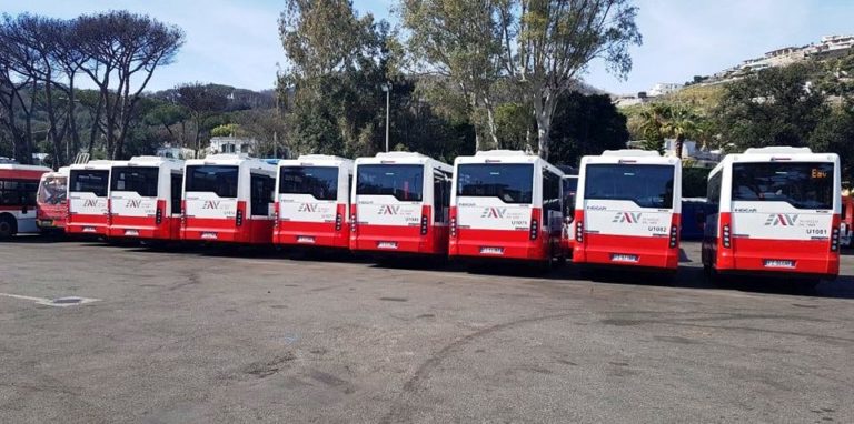 EAVBUS, GIUNTI A ISCHIA OTTO PULLMAN NUOVI