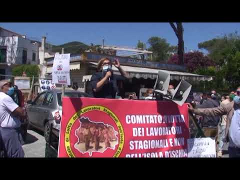 MERCOLEDI’ ALLE ORE 9.00 IN PIAZZA ANTICA REGGIA A ISCHIA, NUOVA MANIFESTAZIONE DI PROTESTA PER DIFENDERE I DIRITTI DEI LAVORATORI STAGIONALI E NON