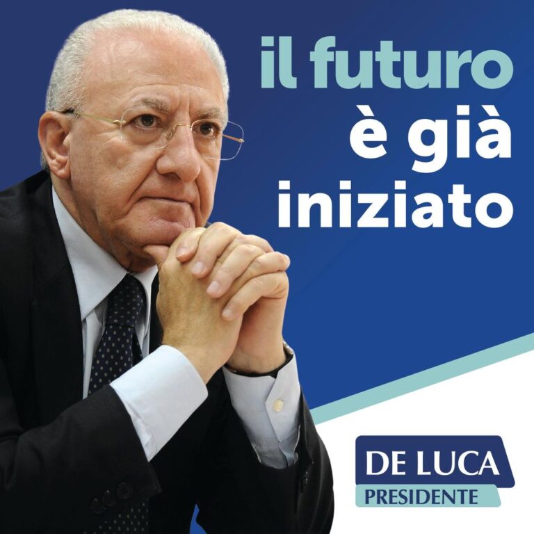 “IL FUTURO E’ GIA’ INIZIATO”, IL PROGRAMMA DI VINCENZO DE LUCA