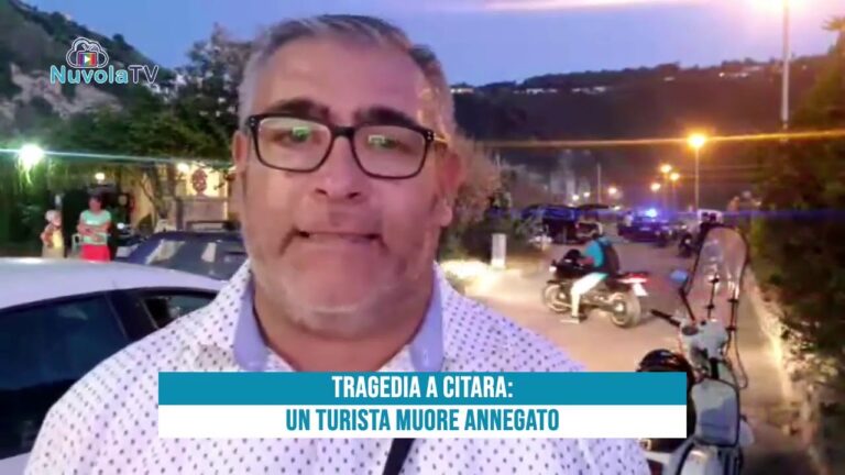 TRAGEDIA A CITARA: UN TURISTA MUORE ANNEGATO