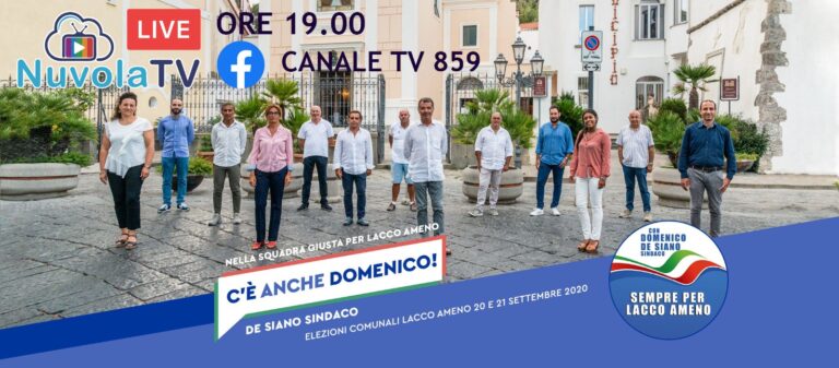 “SEMPRE PER LACCO AMENO”, LA PRESENTAZIONE IN DIRETTA SU NUVOLA TV