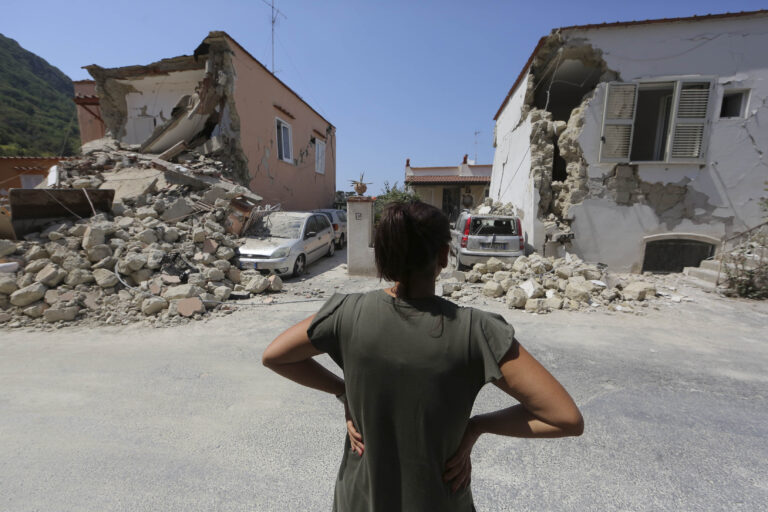 CASAMICCIOLA, NUOVA PERIMETRAZIONE DELLA ZONA ROSSA