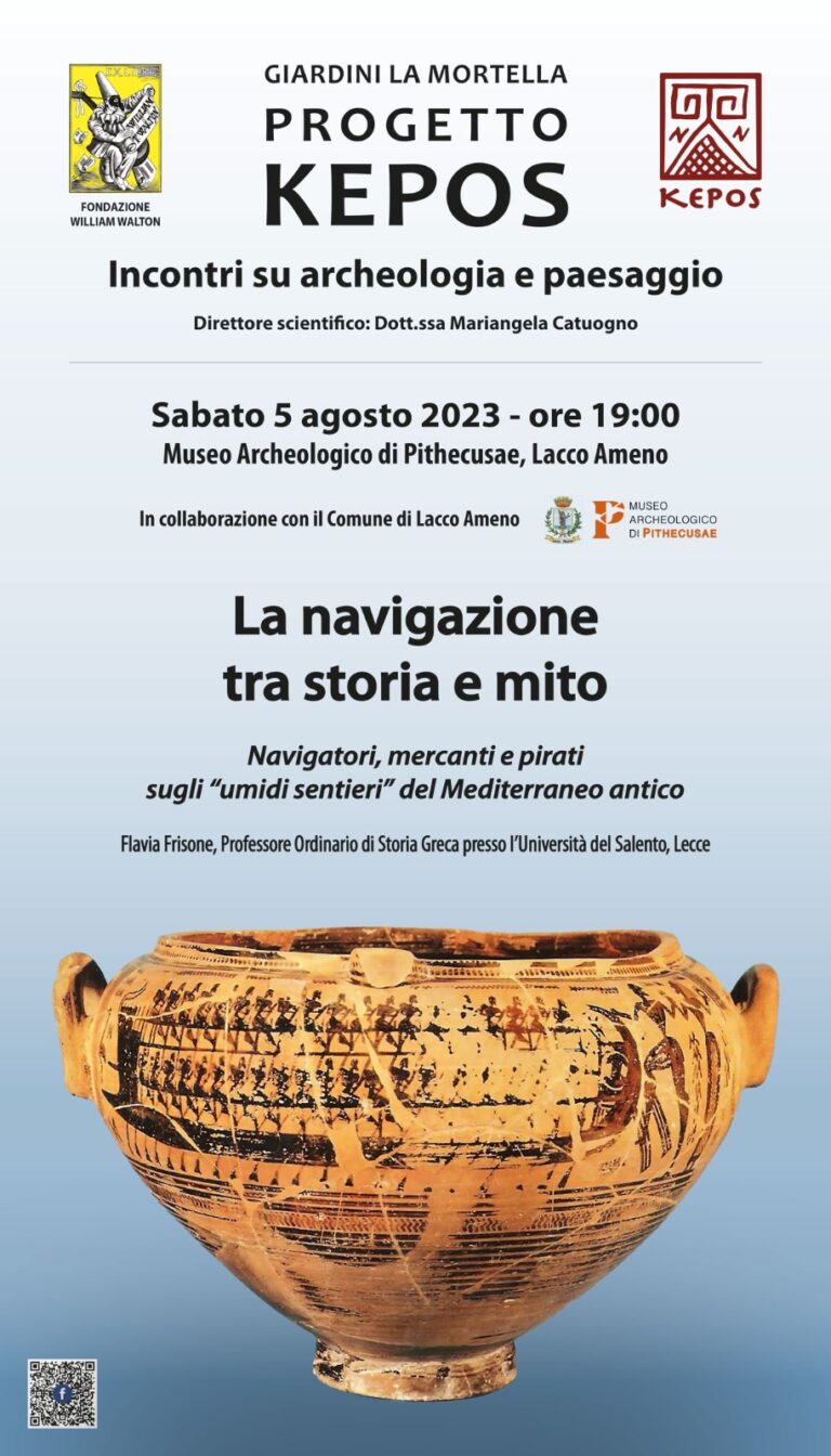 LACCO AMENO: LA NAVIGAZIONE TRA STORIA E MITO, A VILLA ARBUSTO IL QUARTO APPUNTAMENTO DI KEPOS