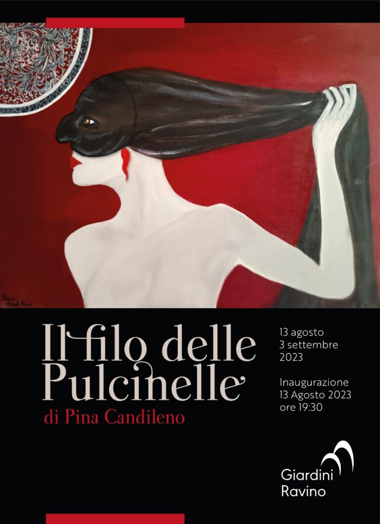 FORIO, PINA CANDILENO IN MOSTRA AI GIARDINI RAVINO CON “IL FILO DELLE PULCINELLE”