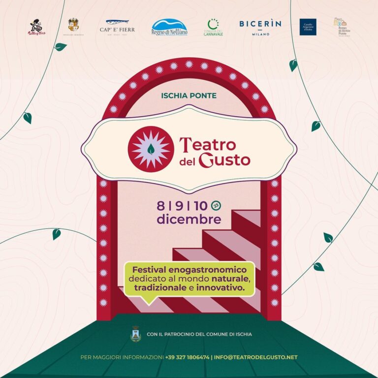 ARRIVA IL TEATRO DEL GUSTO: IL FESTIVAL DI VINO NATURALE A ISCHIA 