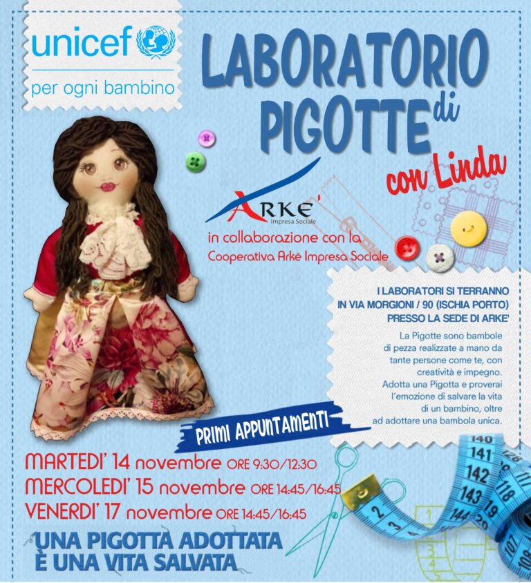 PIGOTTE UNICEF, APPUNTAMENTO A ISCHIA IL 17 DICEMBRE  