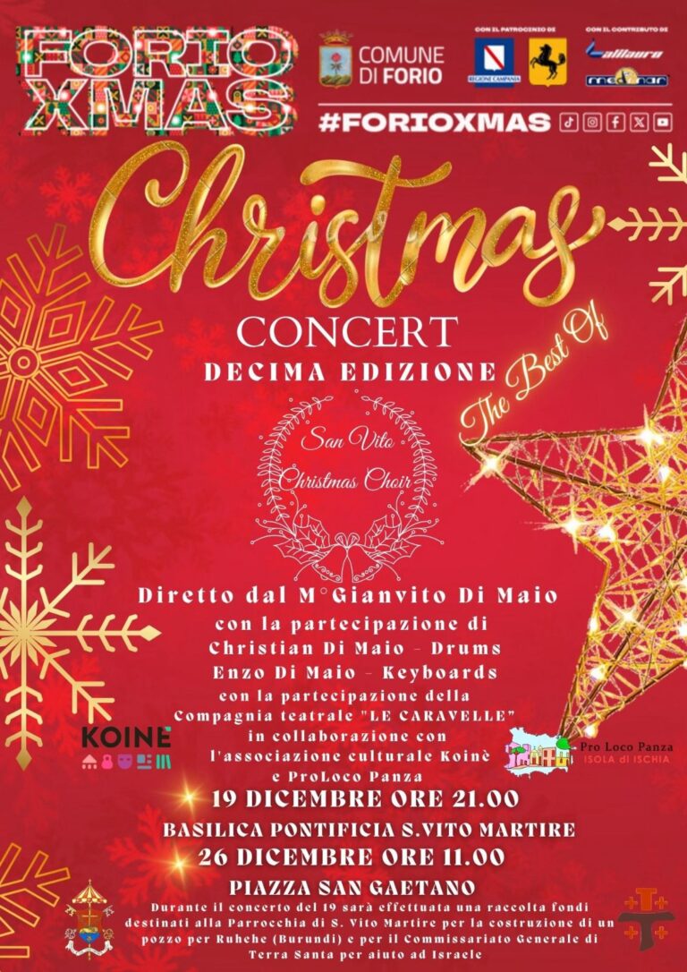 SAN VITO CHRISTMAS CHOIR, ARRIVA IL BEST OF DELLE DIECI EDIZIONI DEL GRANDE CONCERTO DI NATALE