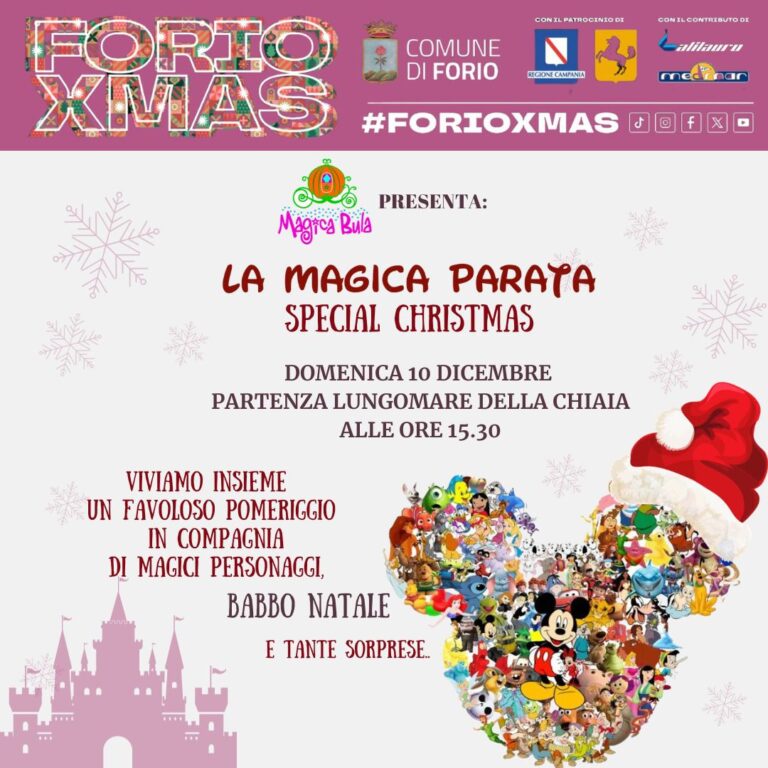 SPECIAL CHRISTMAS DOMENICA A FORIO CON LA MAGICA PARATA 