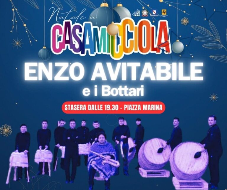 NATALE A CASAMICCIOLA: ENZO AVITABILE CON I BOTTARI IN CONCERTO STASERA